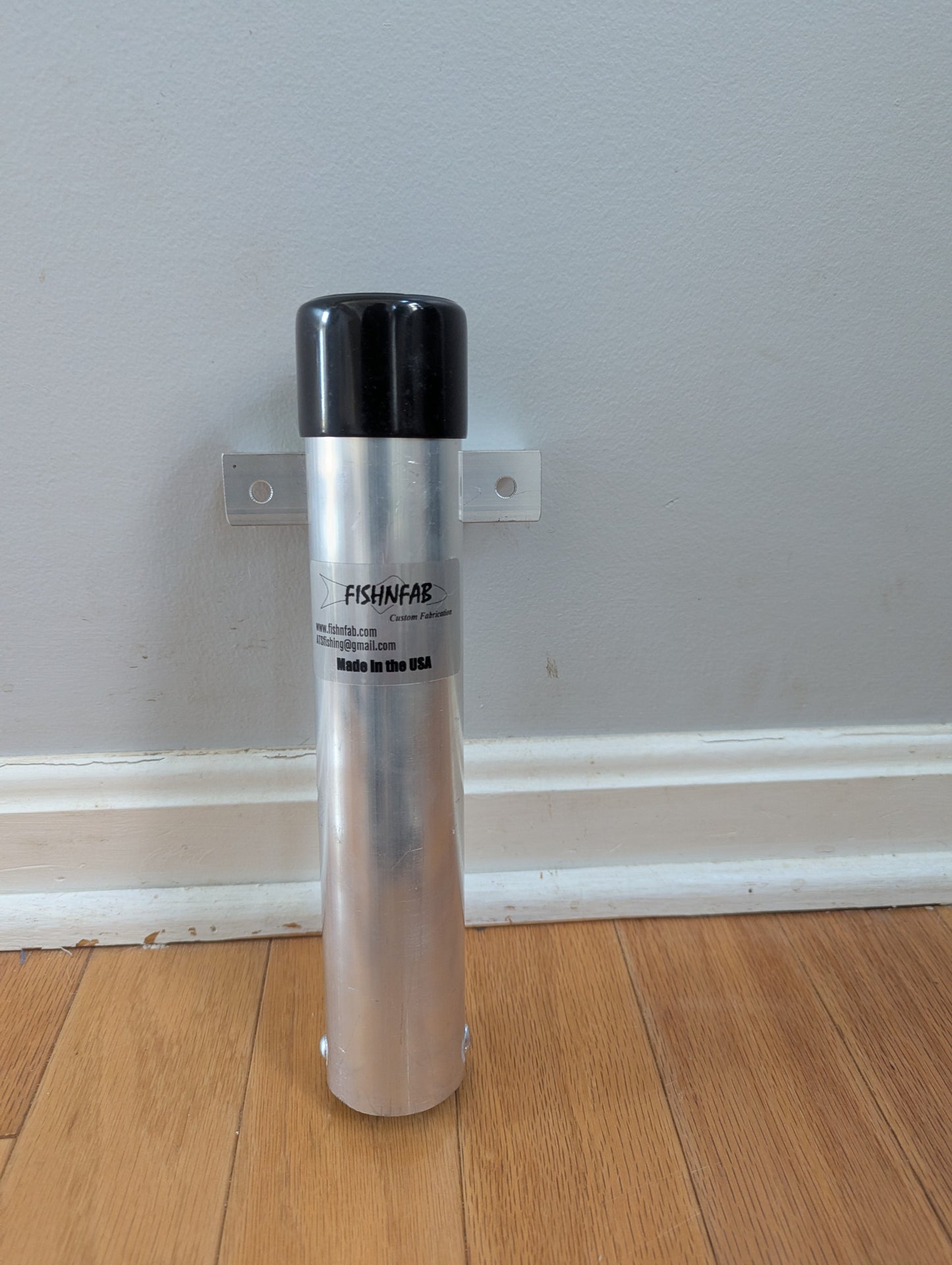 Bolt-on surf cart rod tube holder