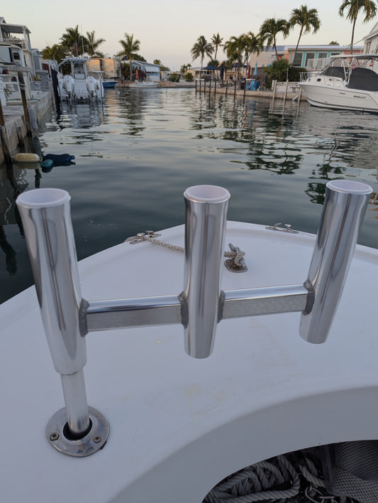 3 to 1 offset kite rod holder